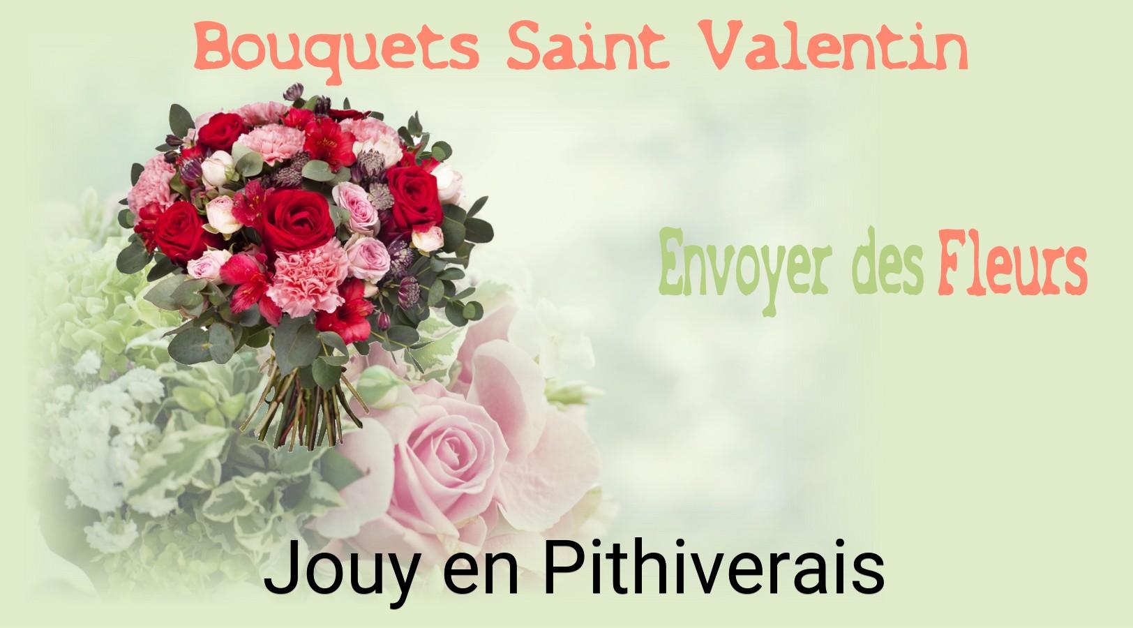 Roses de Saint-Valentin livrées à Jouy-en-Pithiverais